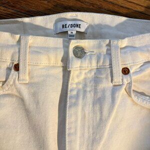 redone cream 70s stove pipe ultra high waist